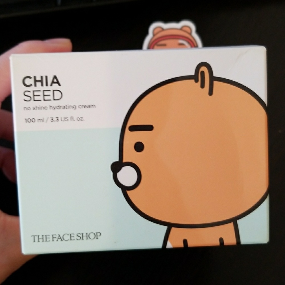 K Beauty. Faceshop. Chia Seed Hydrating Cream.